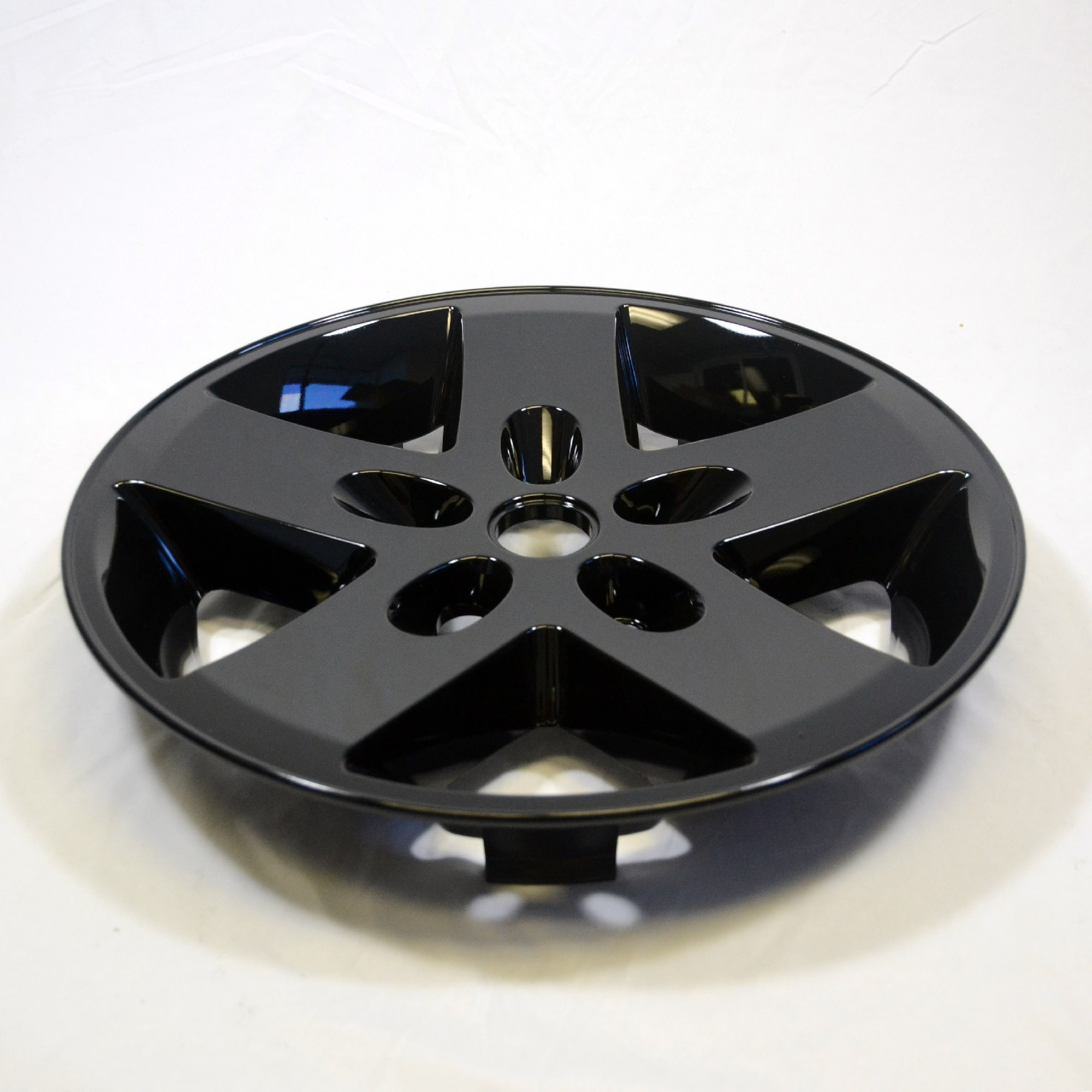 4 BLACK 17" Wheel Skins Hub Caps Bolt On Full Rim Covers for 20072018